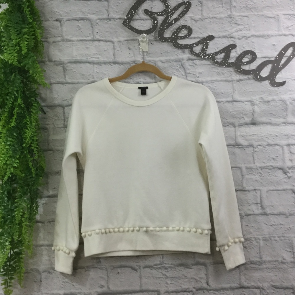 J. Crew Pom Pom Sweater